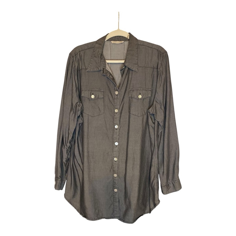 Soft Surroundings Button Down Long Sleeve Shirt